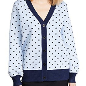 English Factory Women's Polka Dot Cardigan